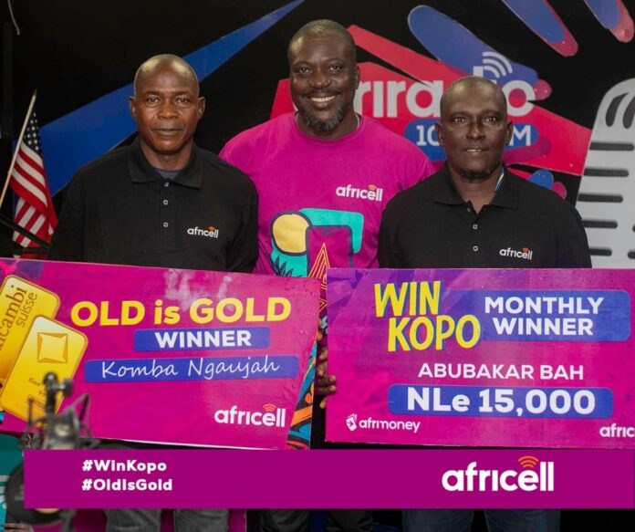 Africell SL Rewards Loyal Customer with $2,500 Valcambi Suisse Gold Bar