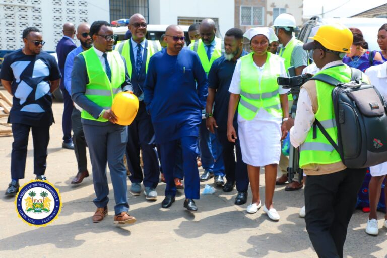 Sierra Leone’s vice president assesses progress on key healthcare initiatives