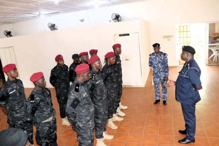 Advance team of FPU-6 bids farewell to IGP ahead of Somalia peacekeeping mission