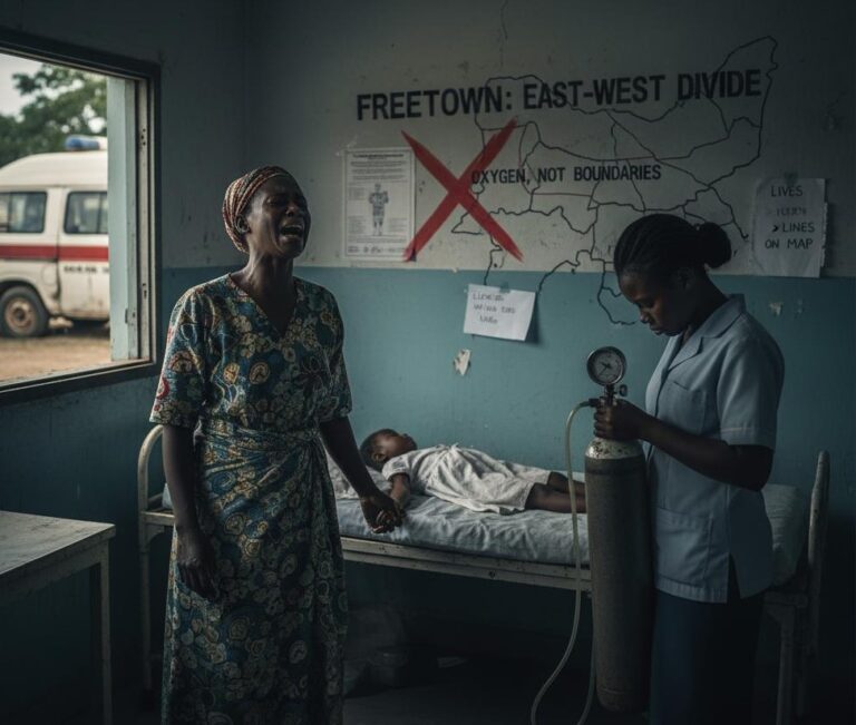 No child should die because the oxygen tank was empty