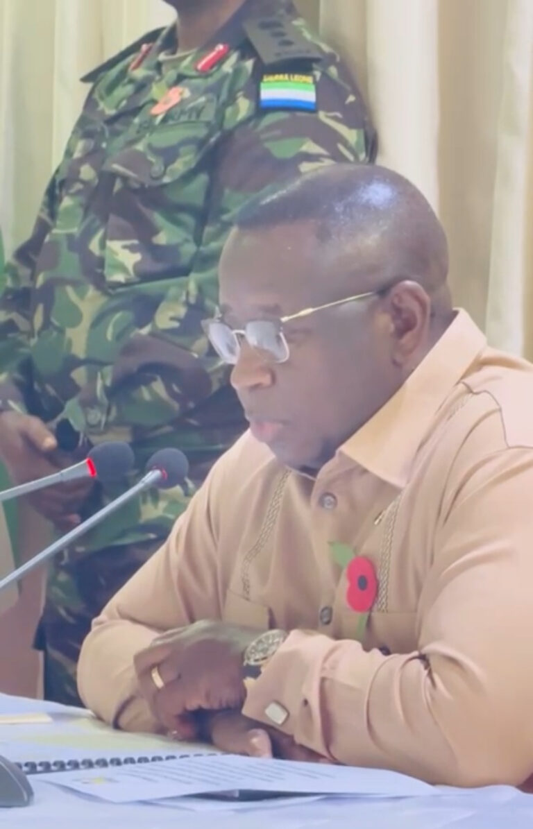 President Bio announces five new measures to tackle Sierra Leone’s Kush crisis